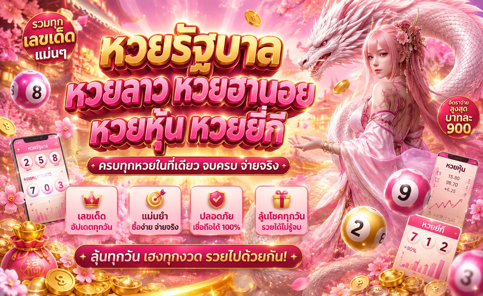 หวยออนไลน์ PARTYBET แทงหวยรัฐบาล หวยลาว หวยยี่กี